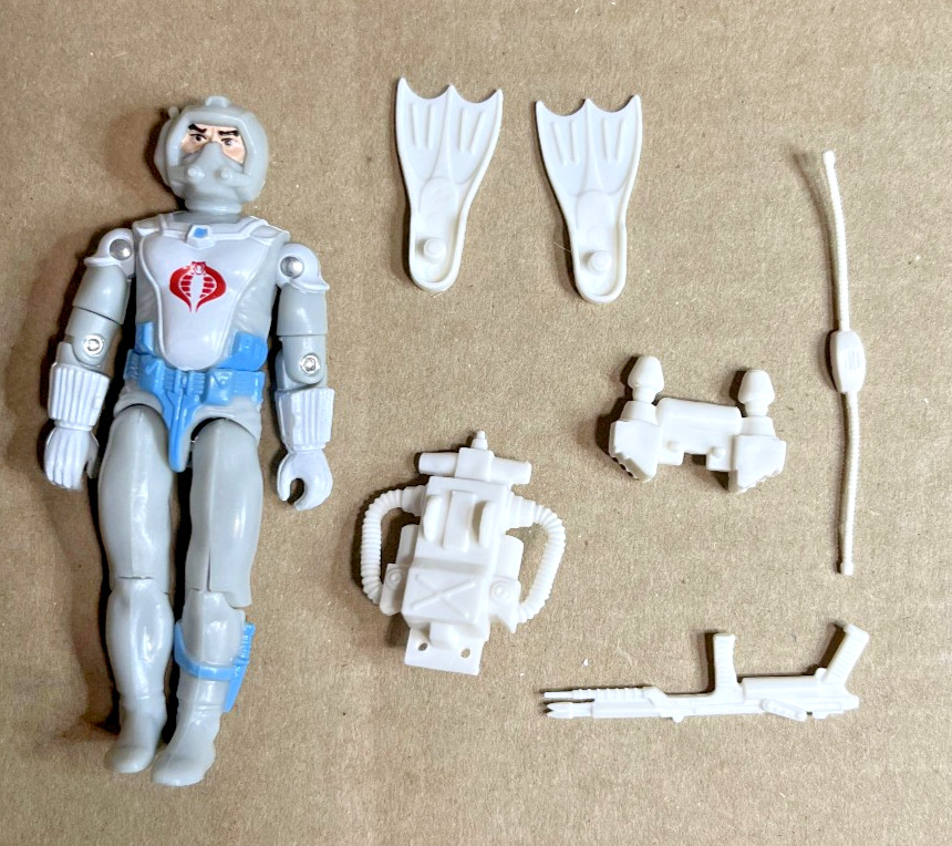 Black Major Custom Gi Joe Cobra Artic Polar Force Eel Diver 3.75