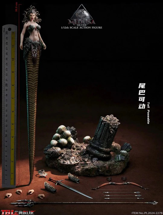 TBLeague Medusa Silver 1/12 PL2024-227B Action Figure