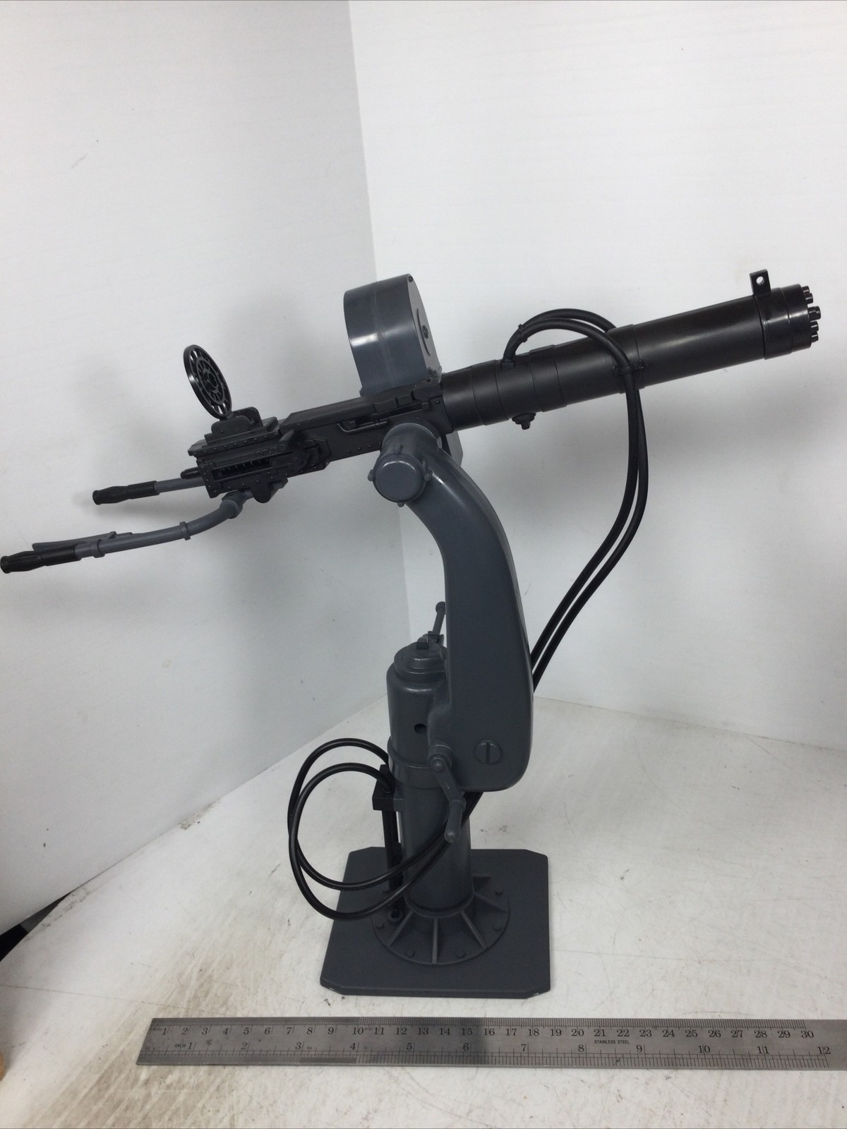 1/6 SCALE HASBRO GI JOE US NAVY .50 CALIBER ROTARY GATLING SHIP DECK MACHINE GUN