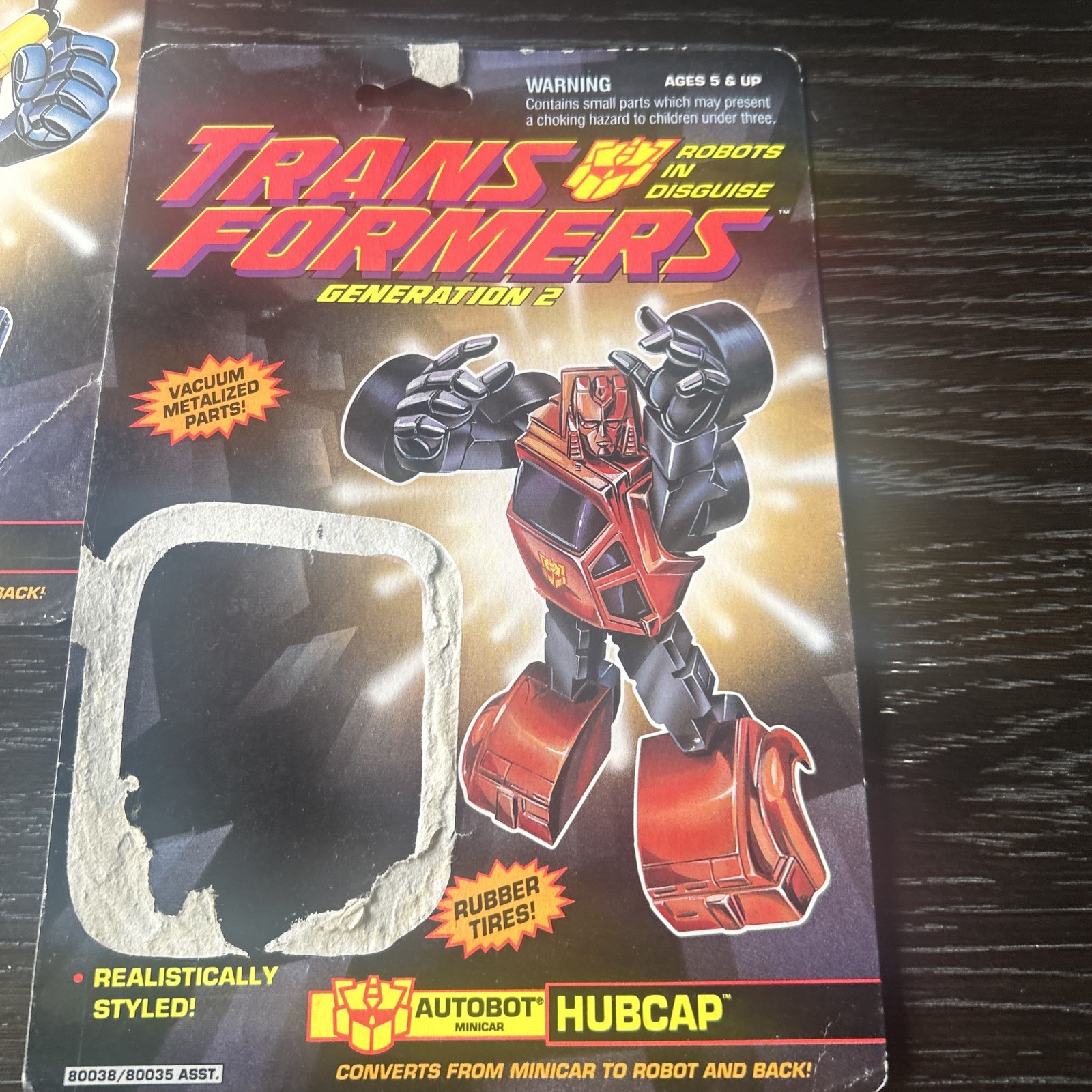 Transformers G2 Hubcap Beachcomber Seaspray LOT vintage cardback Minicar