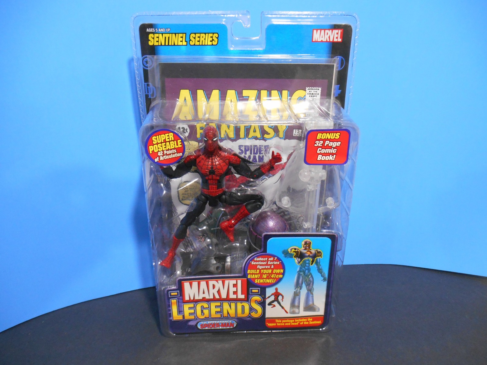 Spider-Man Toy Biz Marvel Legends Sentinel Series Sealed 2005