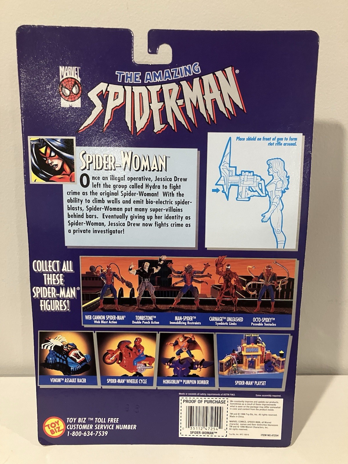 1996 ToyBiz Spider-Man TAS LOT SPIDER-MAN 2099+SPIDER-WOMAN MOSC BRAND NEW DAY !