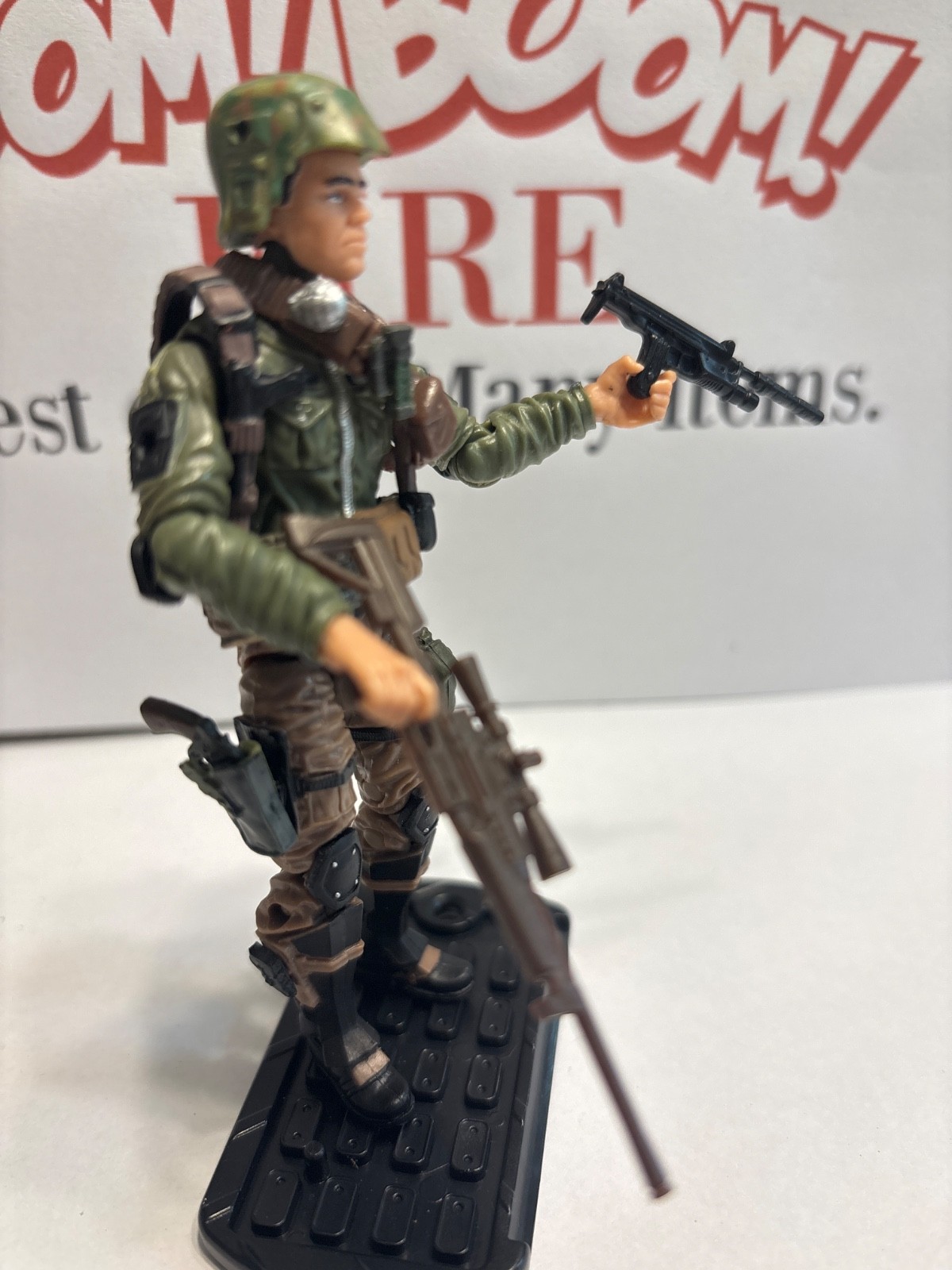 GI Joe custom MTF action figure « AMPED!” Marauder Task Force. Heavy weapon&rsquo;s spc