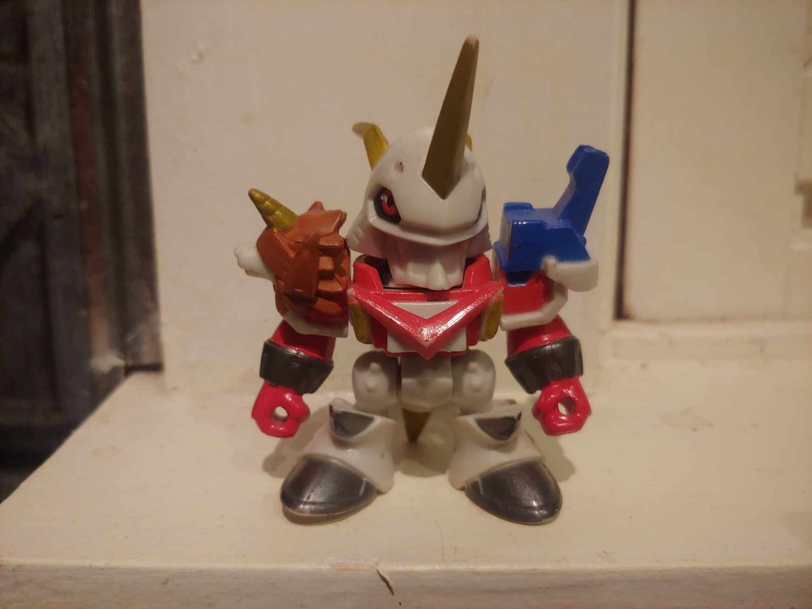 DIGIMON Fusion SHOUTMON X4 Toy Action 2.25&Prime; Mini Figure 2013 by BANDAI
