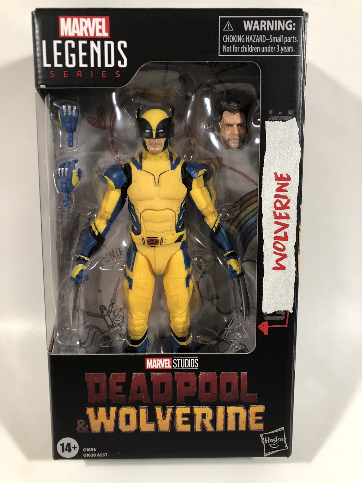MARVEL LEGENDS DEADPOOL & WOLVERINE MOVIE WOLVERINE 6&Prime; FIGURE NEW NICE
