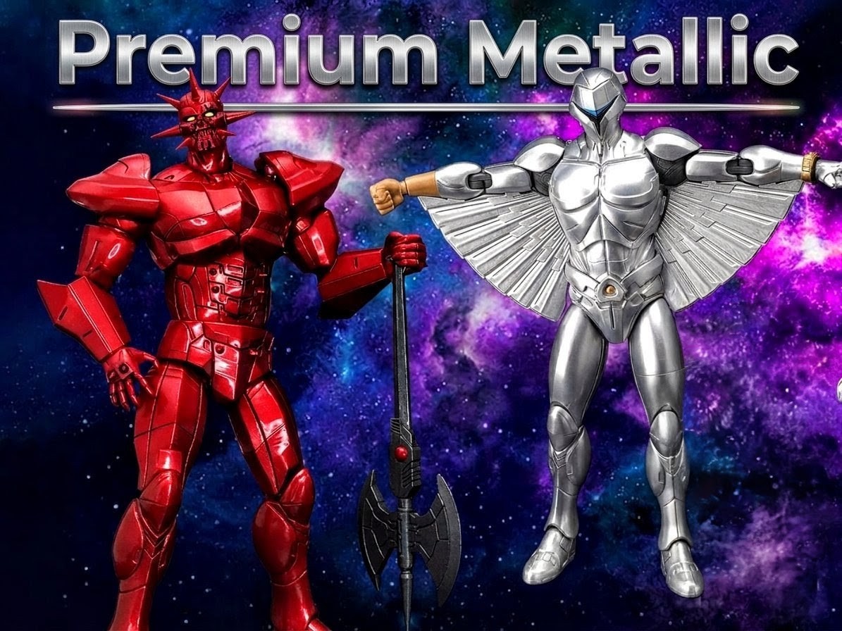 🇺🇸 SilverHawks MonStar with Quicksilver Set SH02 SH01 Ramen Toys By Super7