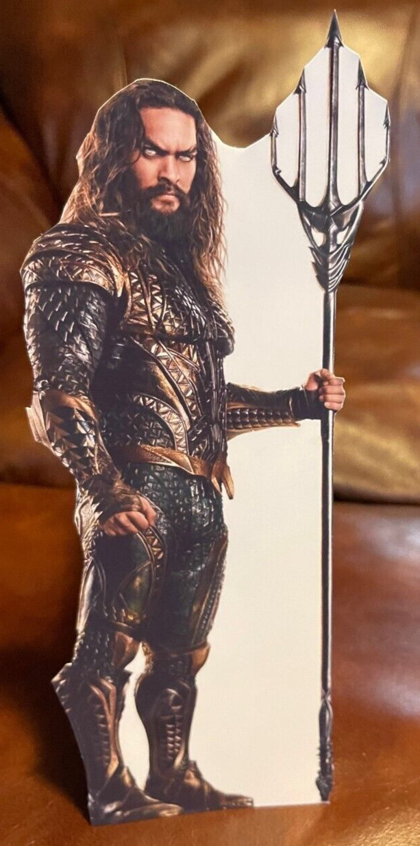 Aquaman Dawn of Justice League Super Heros Figure Tabletop Display Standee 10.5&Prime;