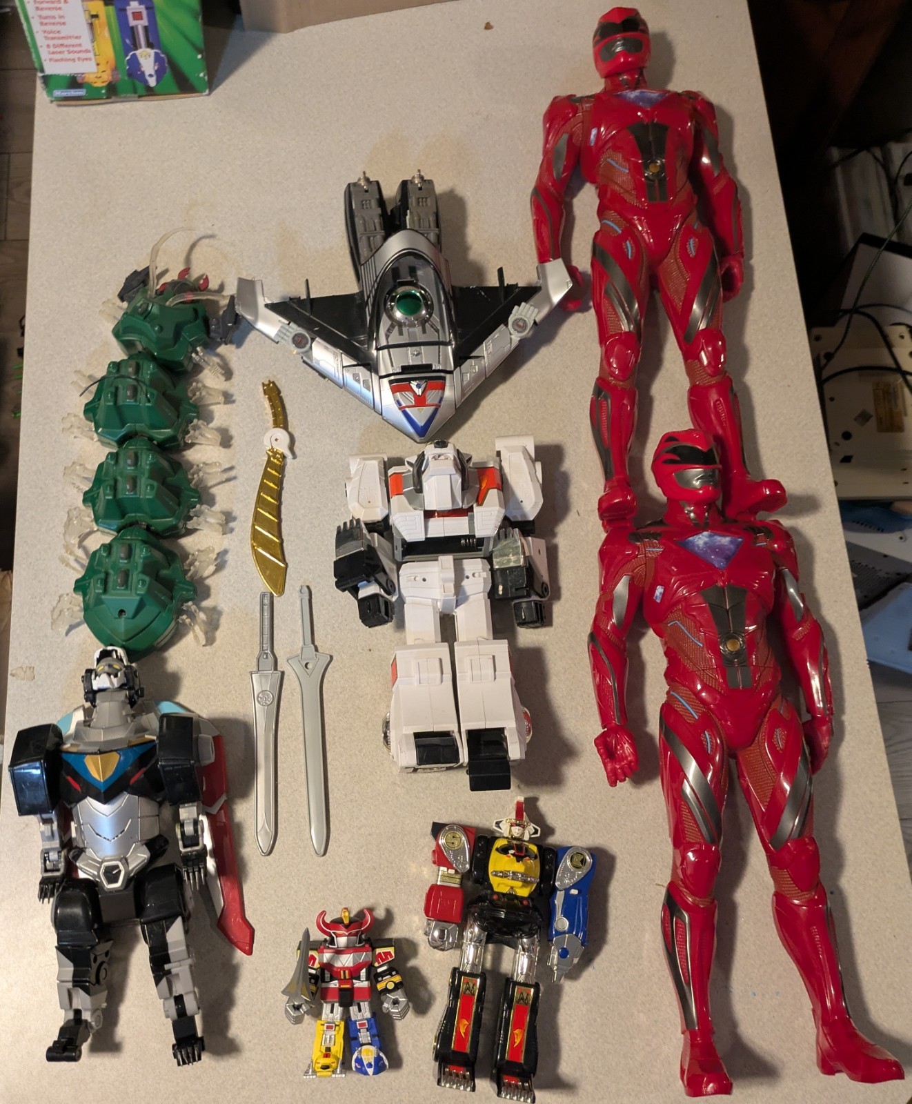 Vintage Power Rangers Megazord, Bear, 20&Prime; Rangers, Time Shadow, Voltron Panther