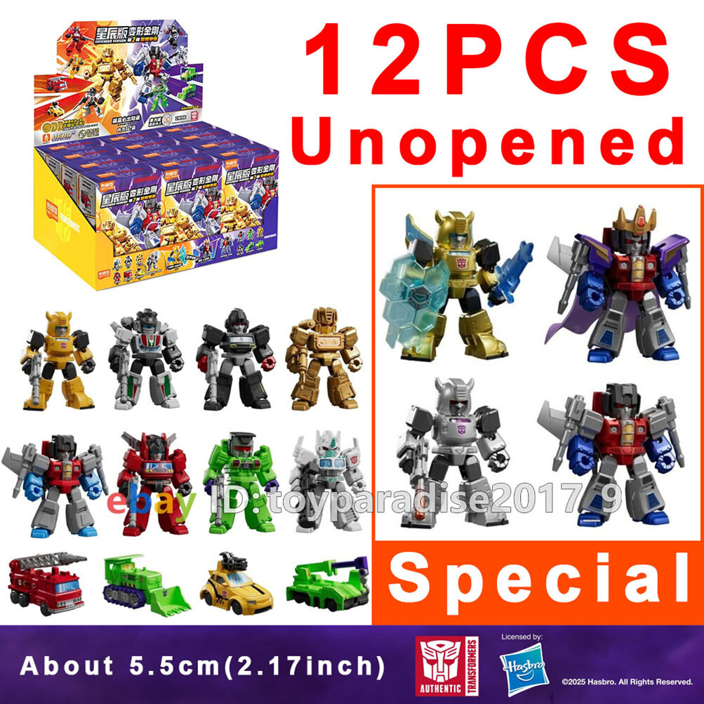 Blokees Transformers G1 Action Figure Model Kit Blind Box Starscream Or Set