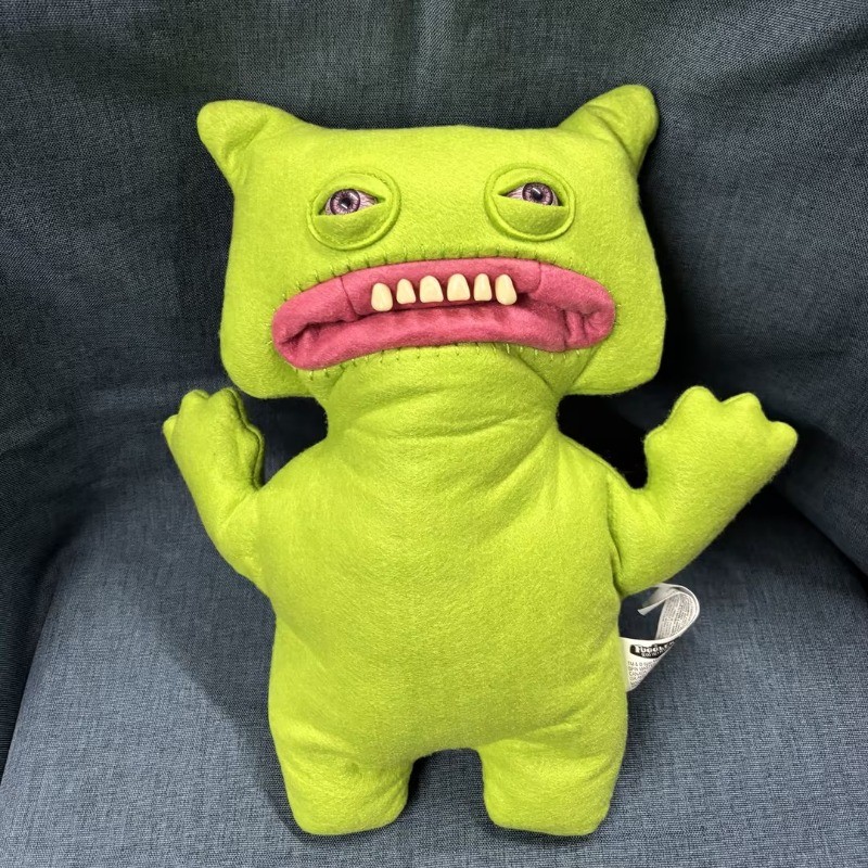 Fuggler Green Ugly Tooth Monster 11&Prime; Plush Doll Collectible Out of Print