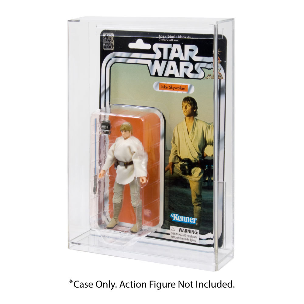 Star Wars 40th Anniversary Black Series 6&Prime; Carded Figure Acrylic DISPLAY CASE