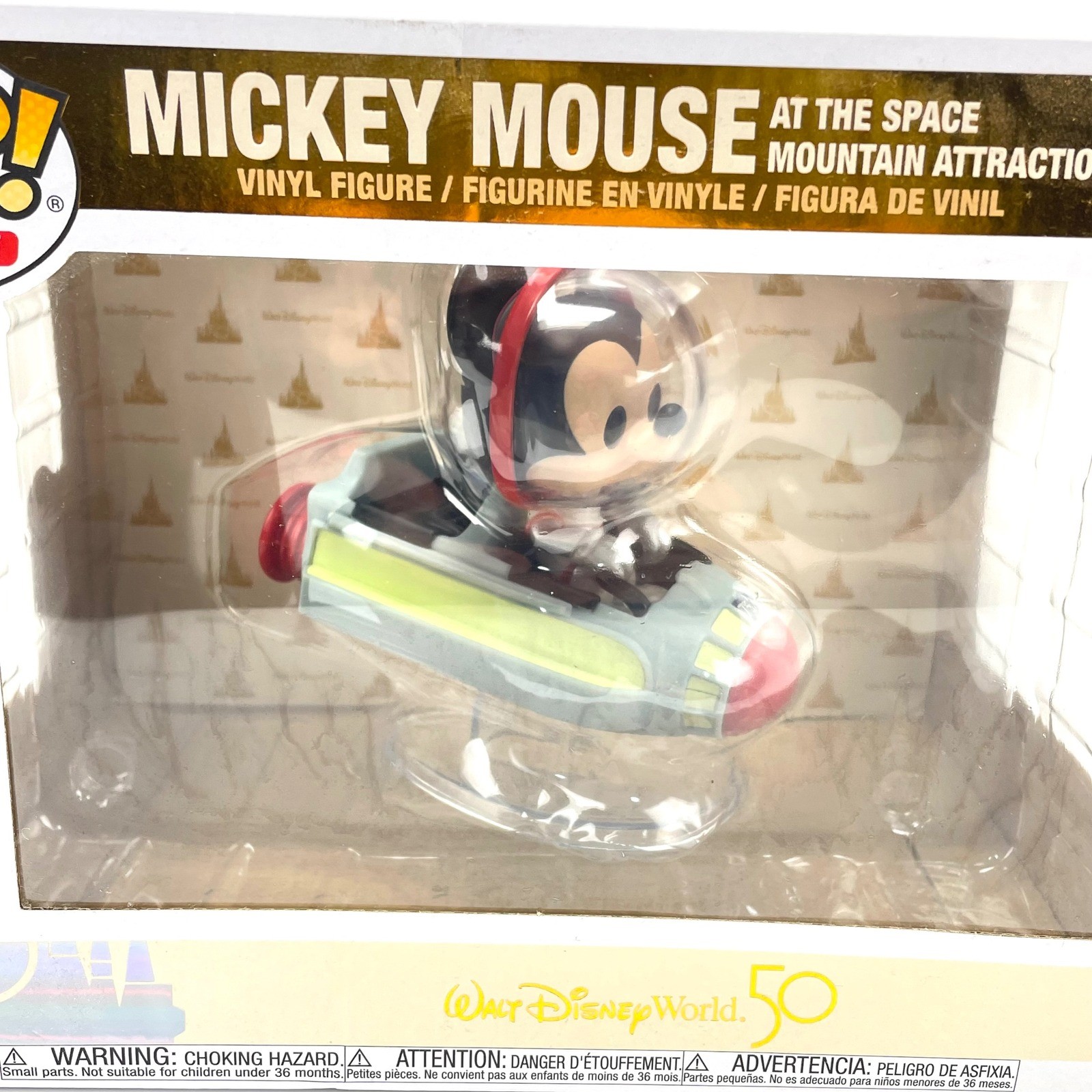 Funko Pop Rides Mickey Mouse Space Mountain Walt Disney World 50th Anniversary