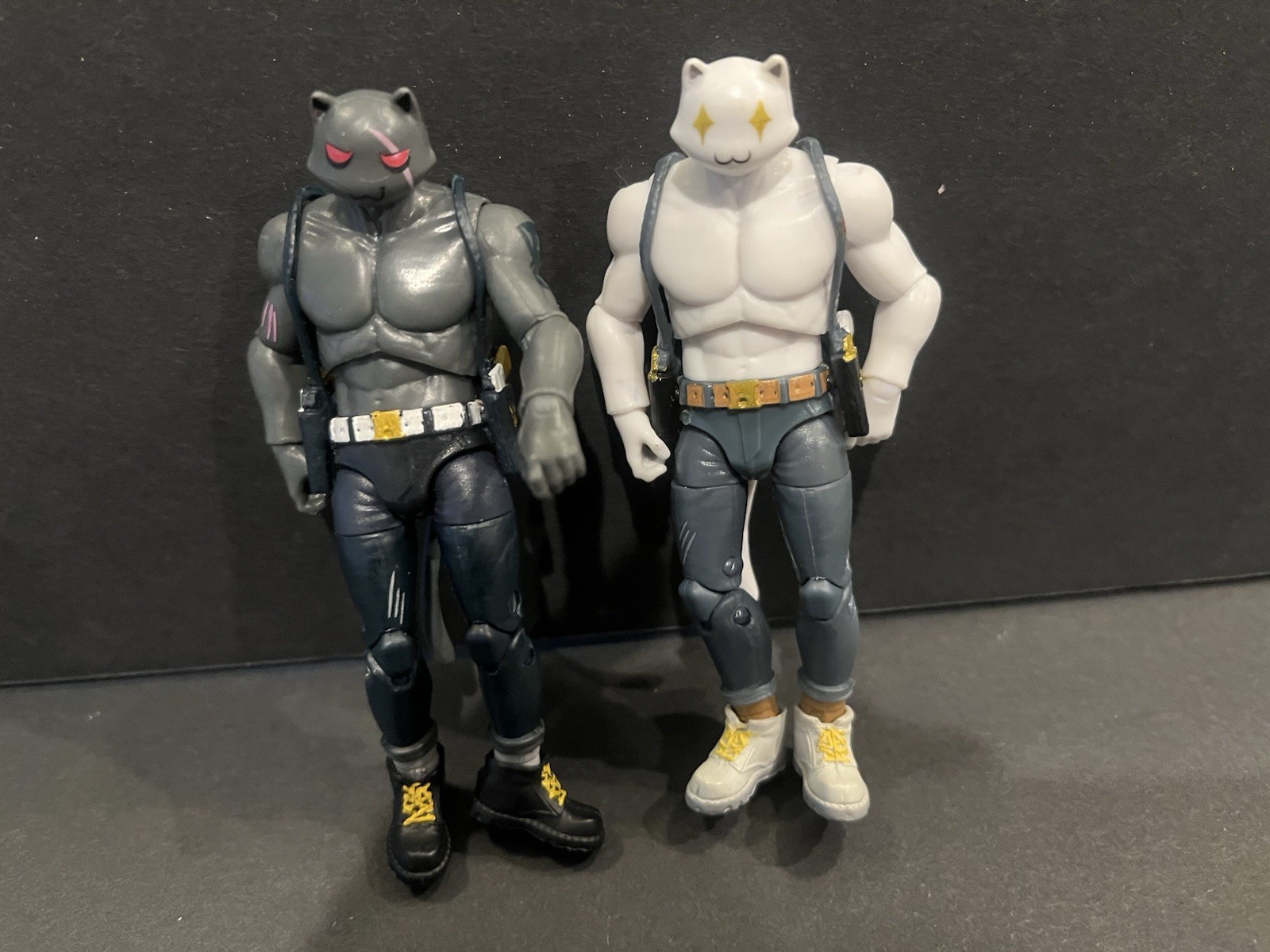 Fortnite Meowscles Action Figures 4&Prime; Shadow AND Ghost Action Figures Jazwares