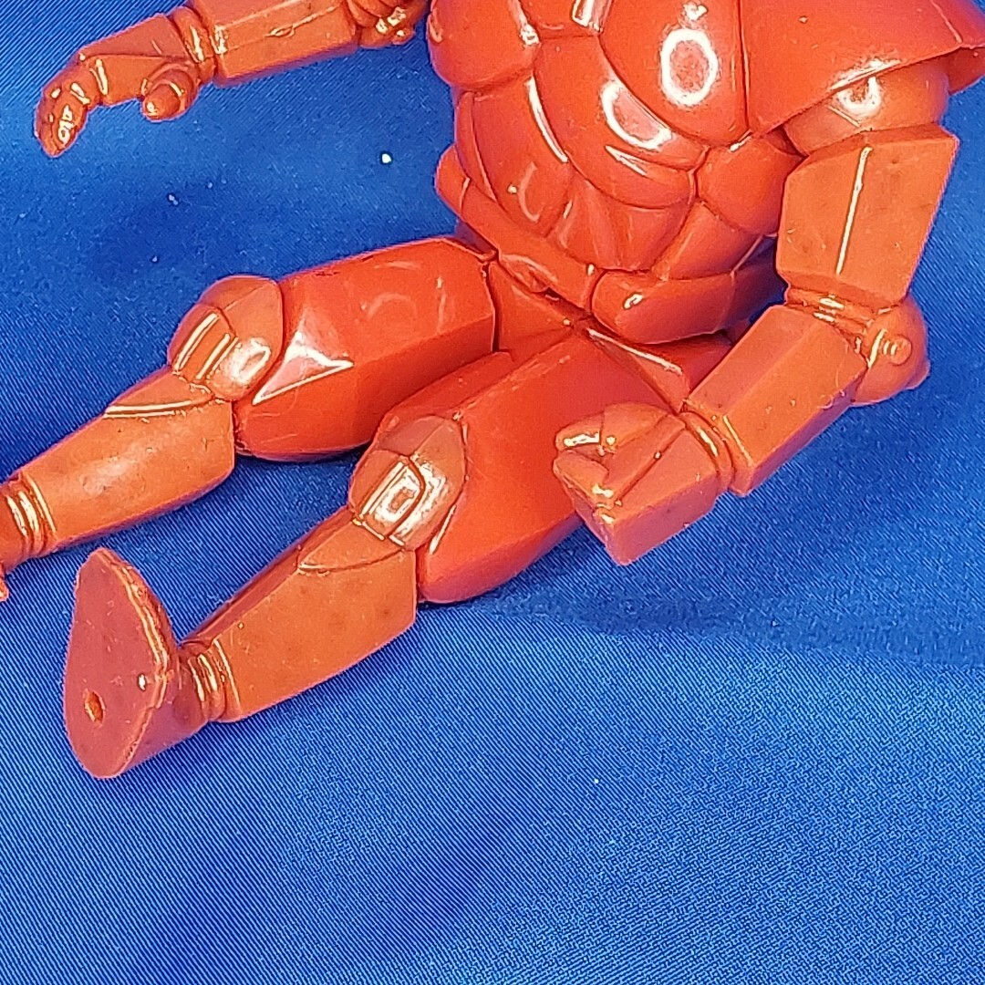 1986 Kenner Telepix Silverhawks MonStar Red Flip Head Posable Action Figure