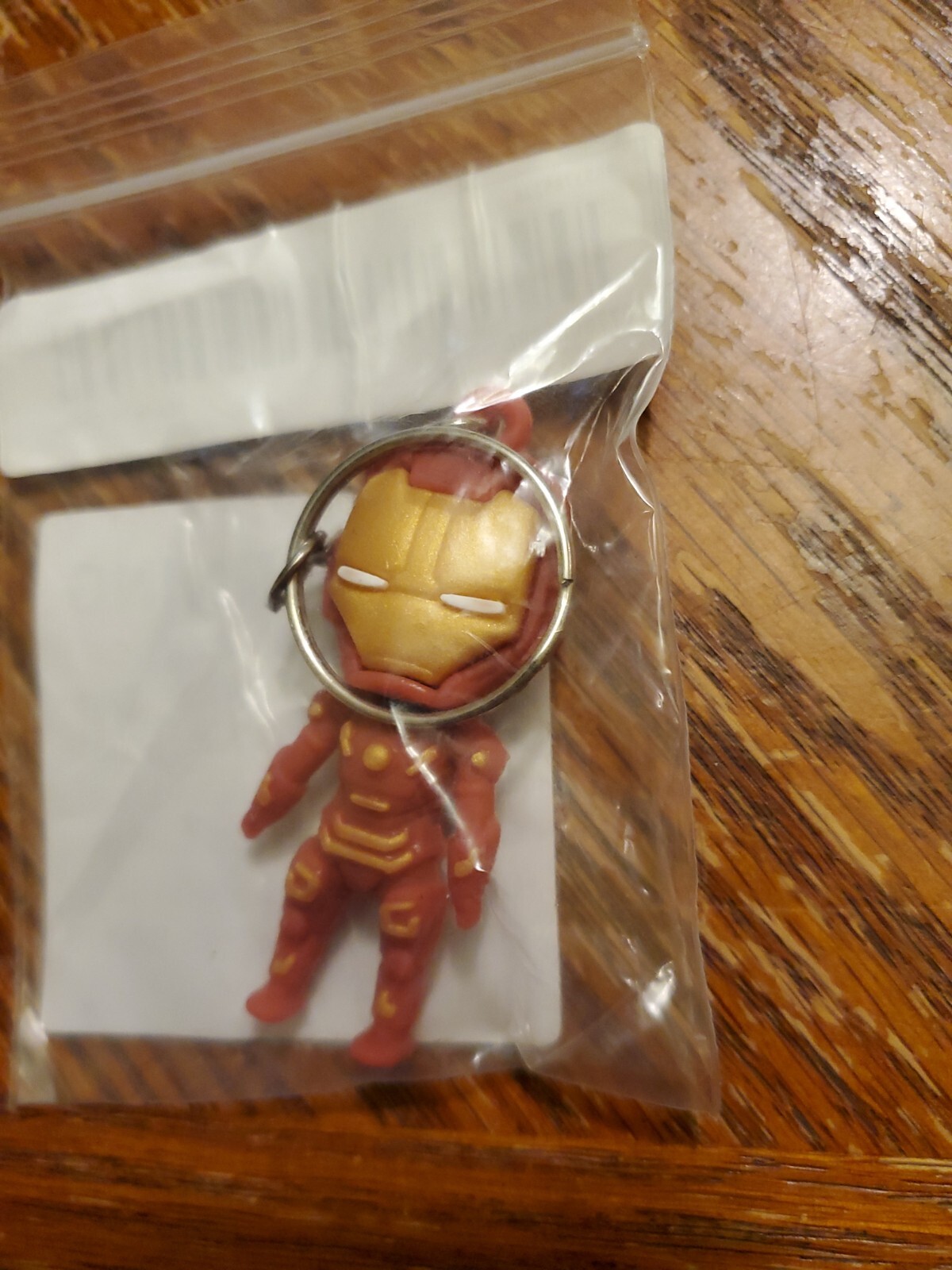 Super Hero Keychain. Iron Man NIP