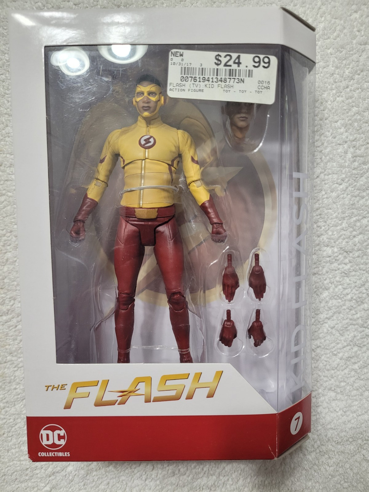 DC Collectibles 7&Prime; TV Kid Flash figure, Unopened, Arrowverse