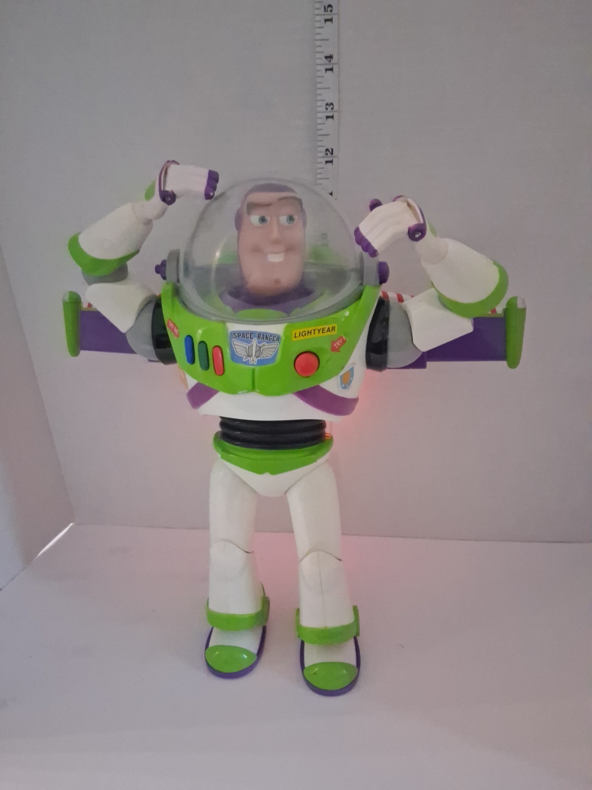 Disney Pixar Buzz Lightyear Everything Works Lights Lazer Etc.