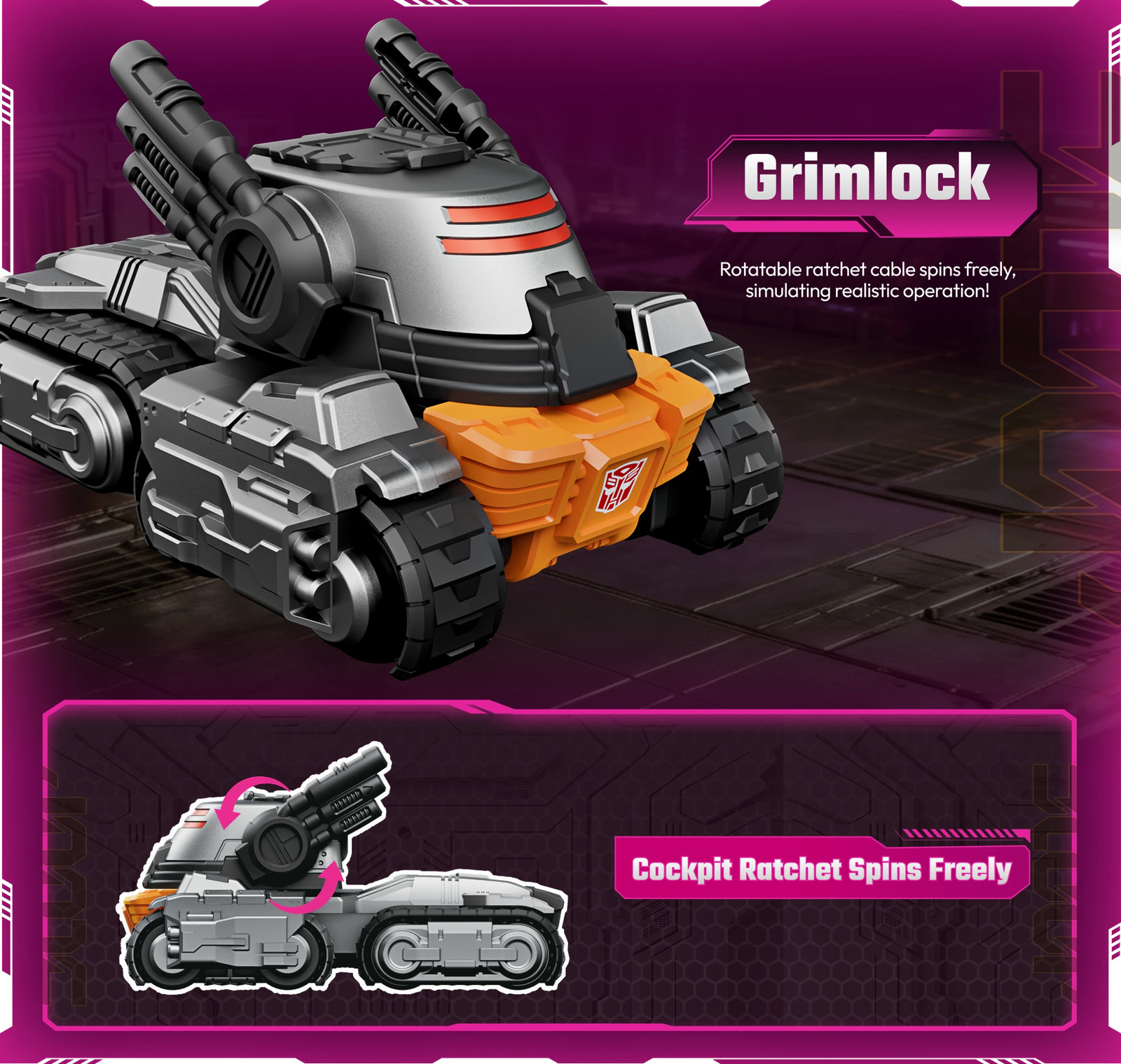 Blokees Transformers 1/64 Car Model Kit Toys Blind Box C03 Lockdown Special 2