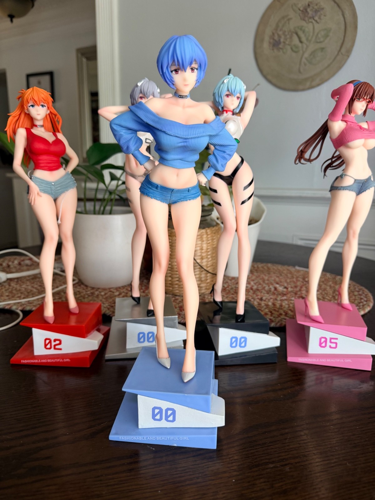NEON GENESIS EVANGELION 13&Prime; FIGURES MARI MAKINAMI REI AYANAMI ASUKA LANGLEY NEW