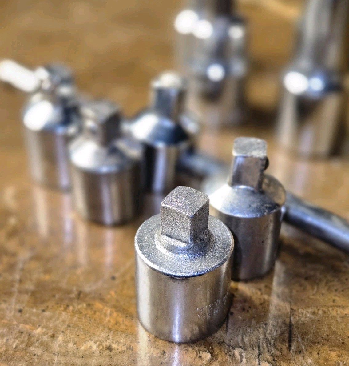 RANDOM SOCKET LOT MOARLT UNBRANDED US METRIC EXTENSIONS ADAPTERS DEEP SEE DESC