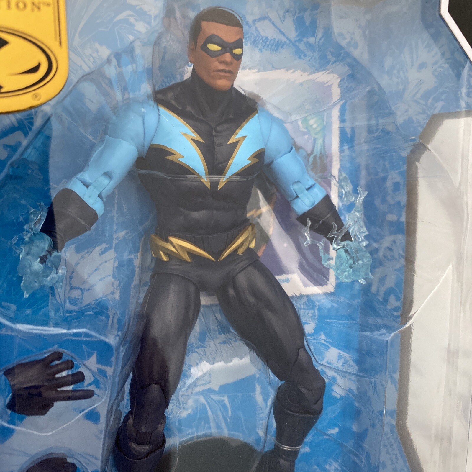 GREAT CONDITION Mcfarlane Black Lightning DC Multiverse Gold Label Figure 2023