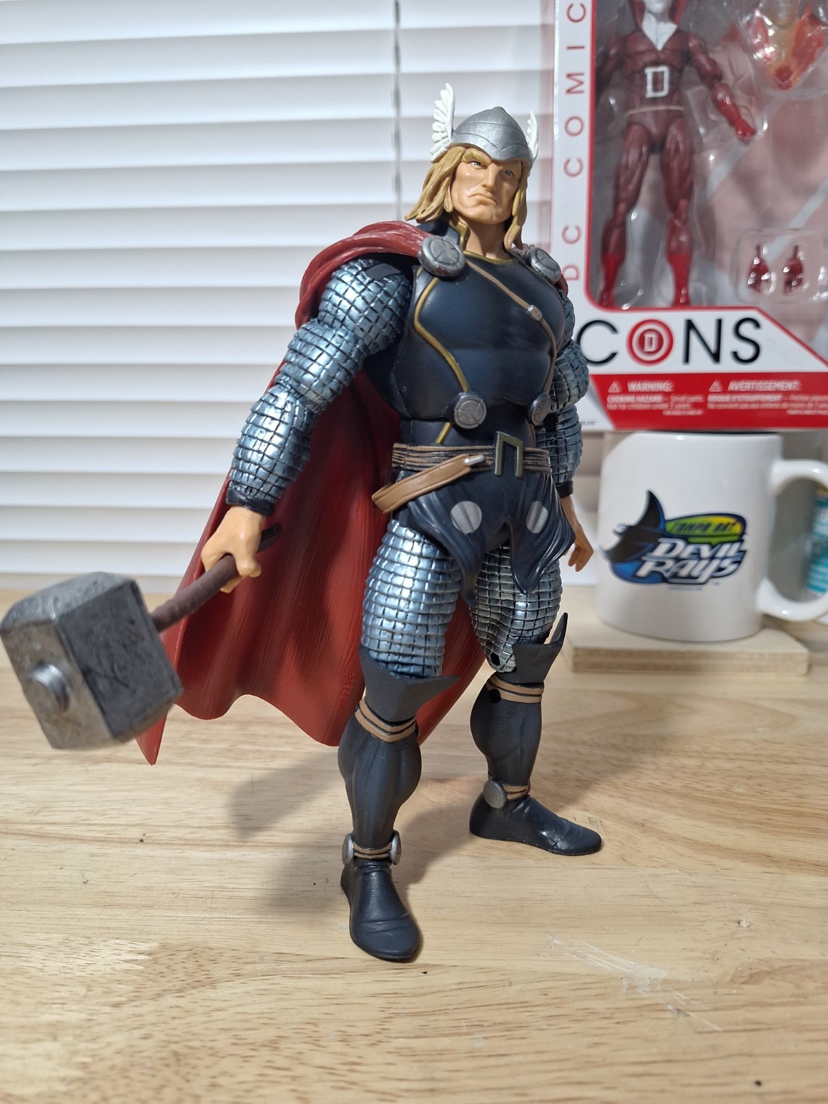 Marvel Legends 7” Thor Action Figure Terrax Wave With Hammer Hasbro 2012