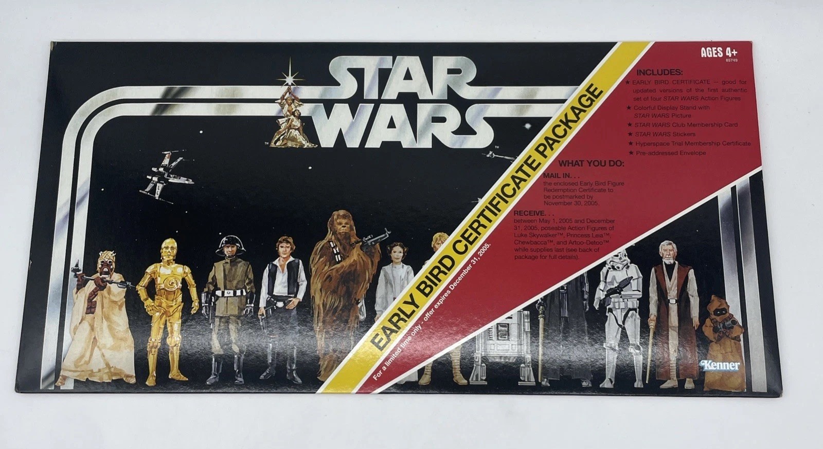 Star Wars 30th Anniversary Early Bird Certificate