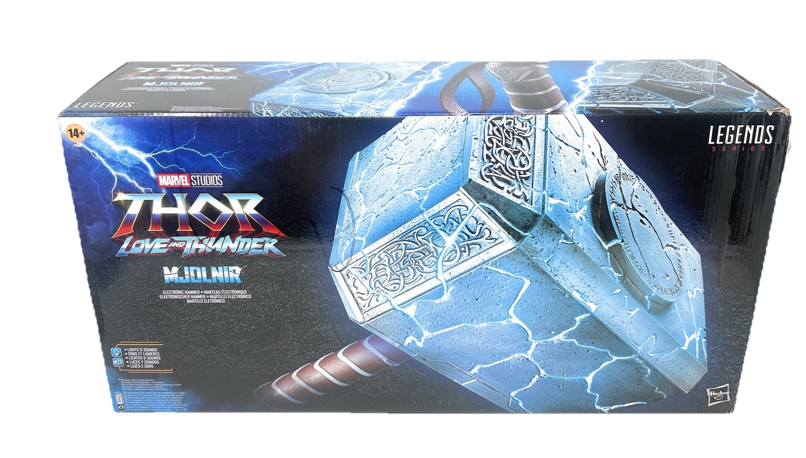 Marvel Studios Love and Thunder Mjolnir Electronic Hammer-NEW/OPEN BOX