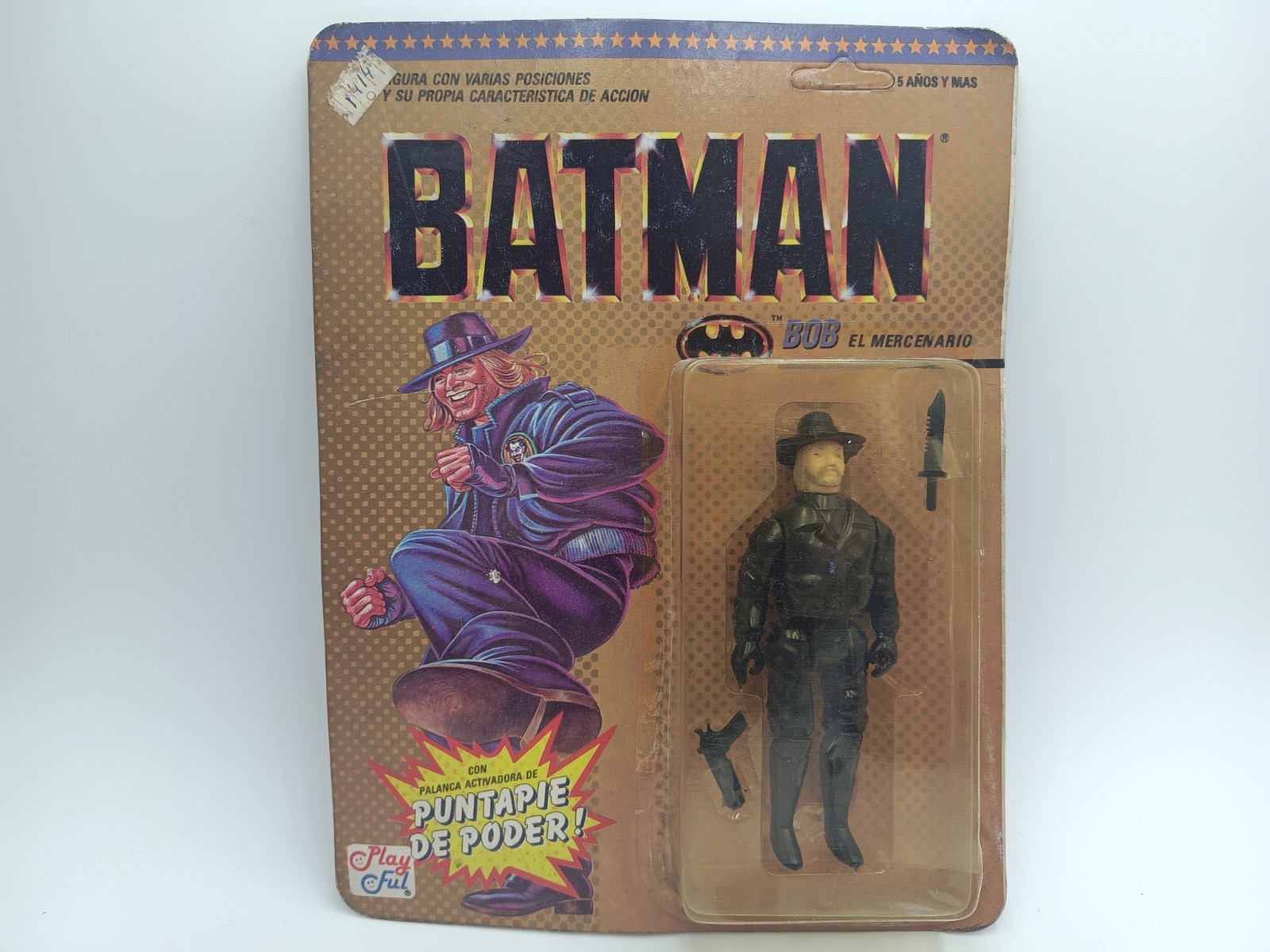 Bob The Goon Batman Movie 1989 Playful Argentine Vintage Blister No Super Powers