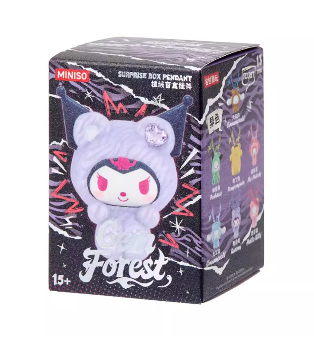 💡 Miniso x Sanrio Characters Gem Forest Series Flock Pendant One Blind Box