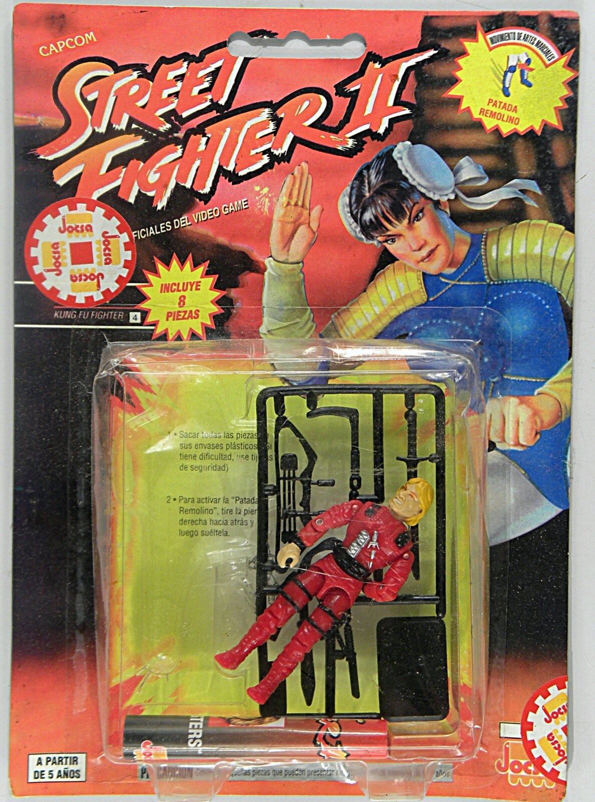 1994 CAPCOM Hasbro JOCSA Made in Argentina Ken Masters Street Fighter rare