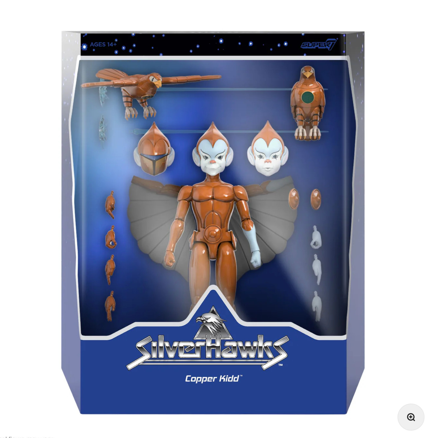 SilverHawks ULTIMATES! Wave 5 Copper Kidd (Cartoon Accurate)