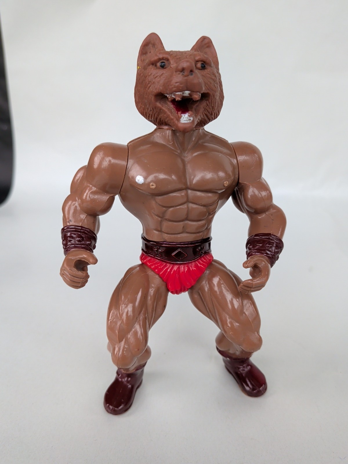 1980’s Galaxy Warriors ANUBI Wolf Man Vtg Figure Heroes MOTU Original Ko Fighter