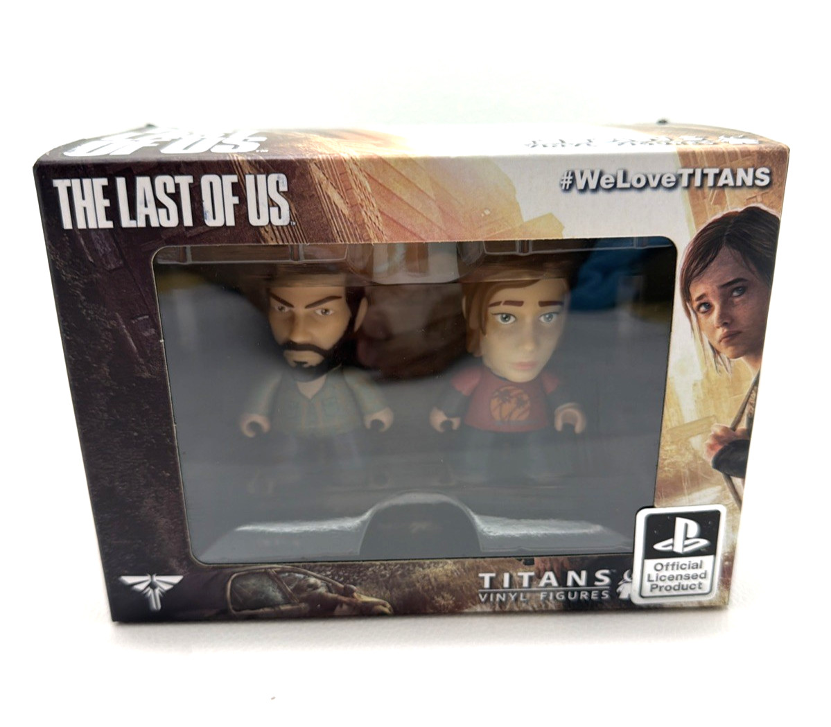 THE LAST OF US Titans Joel & Ellie 3” Vinyl Figure Set Play Station