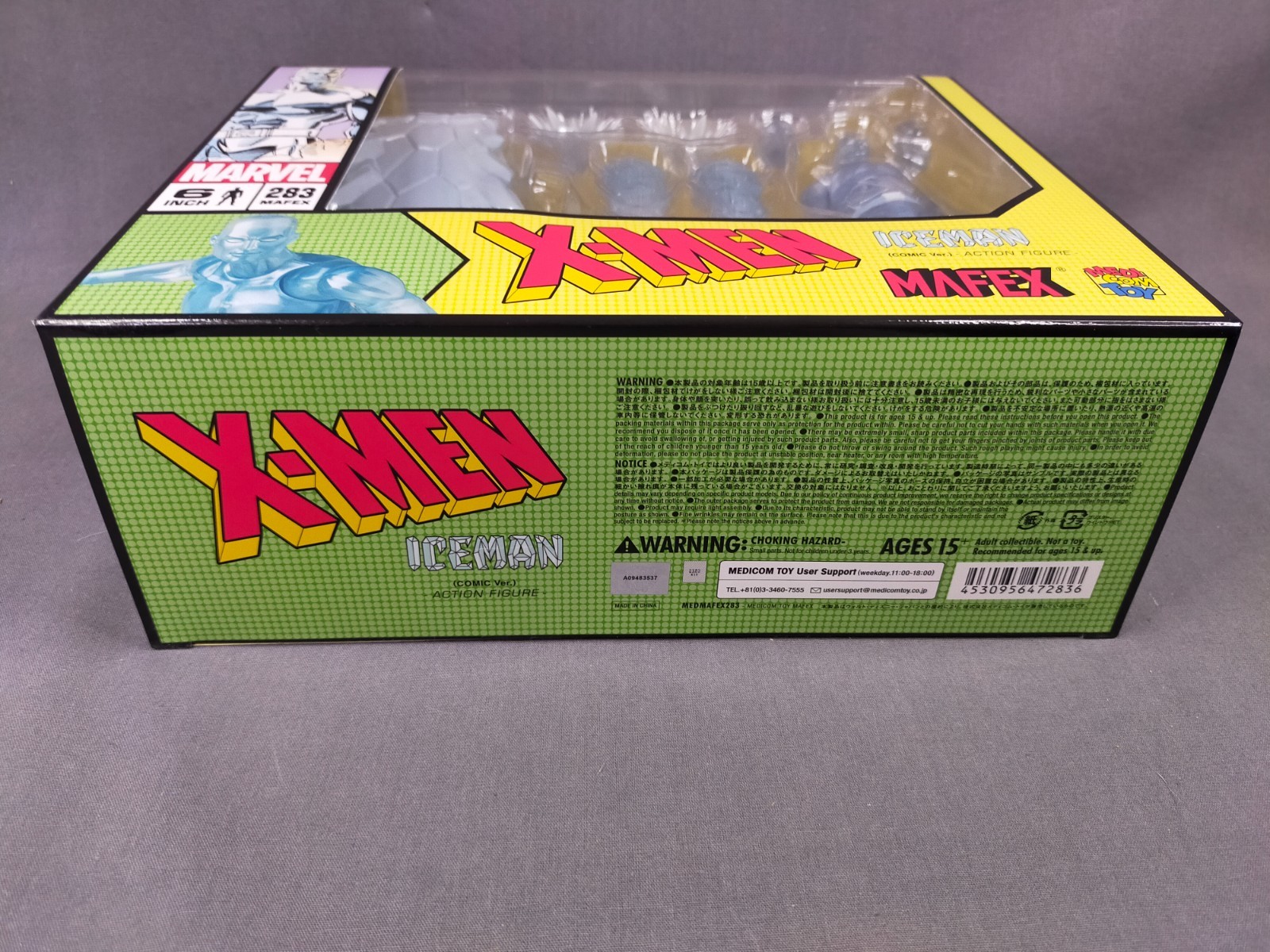 MAFEX No.283 Mafex ICEMAN (Comic Ver.) Marvel Comics X-Men Medicom Toy Japan