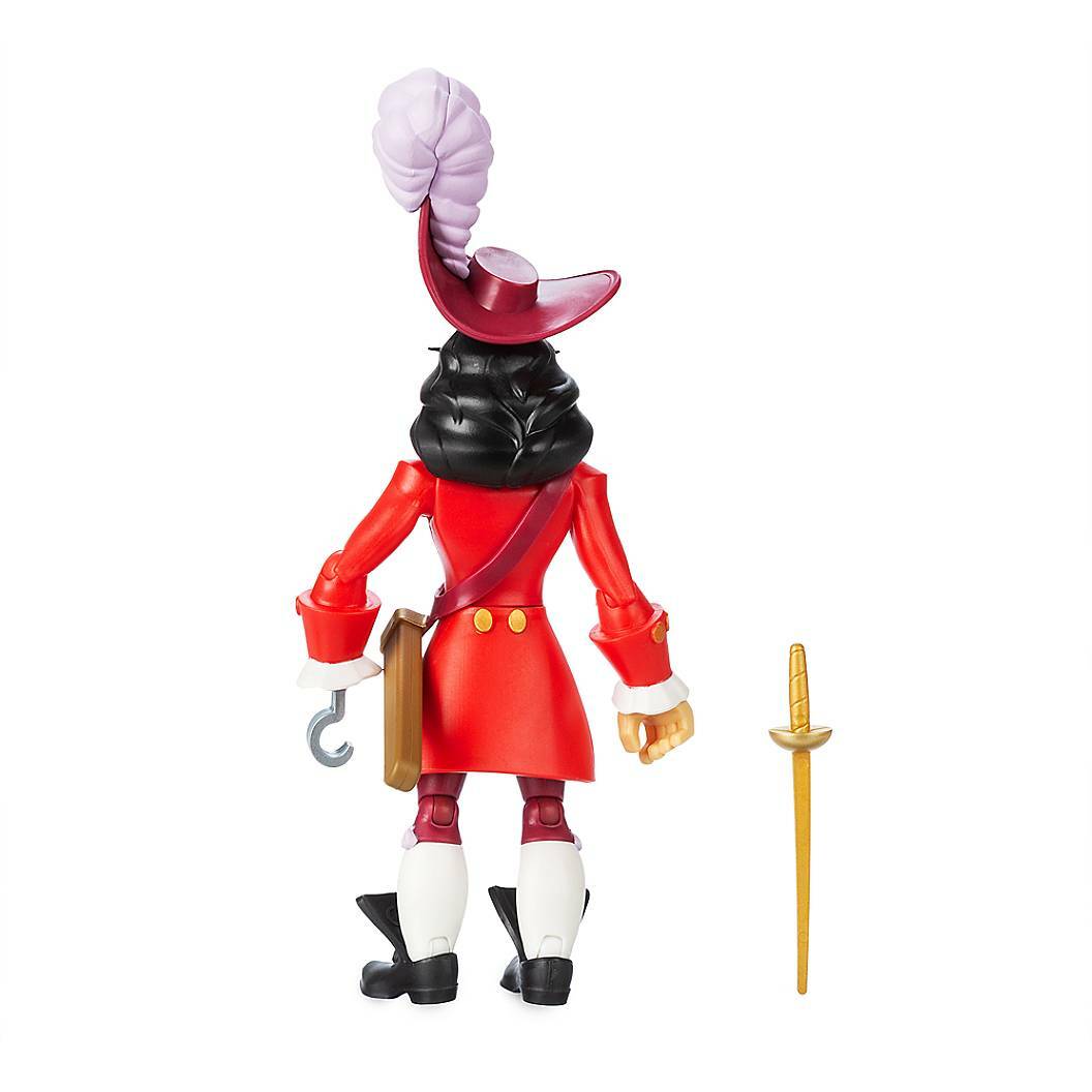 New Disney Store Captain Hook Action Figure Toybox 5.5&Prime; Peter Pan