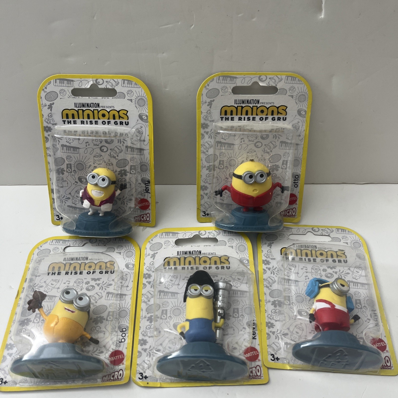 Illumination Minions: The Rise of Gru Micro Collection Total of 5 Mini Figurines