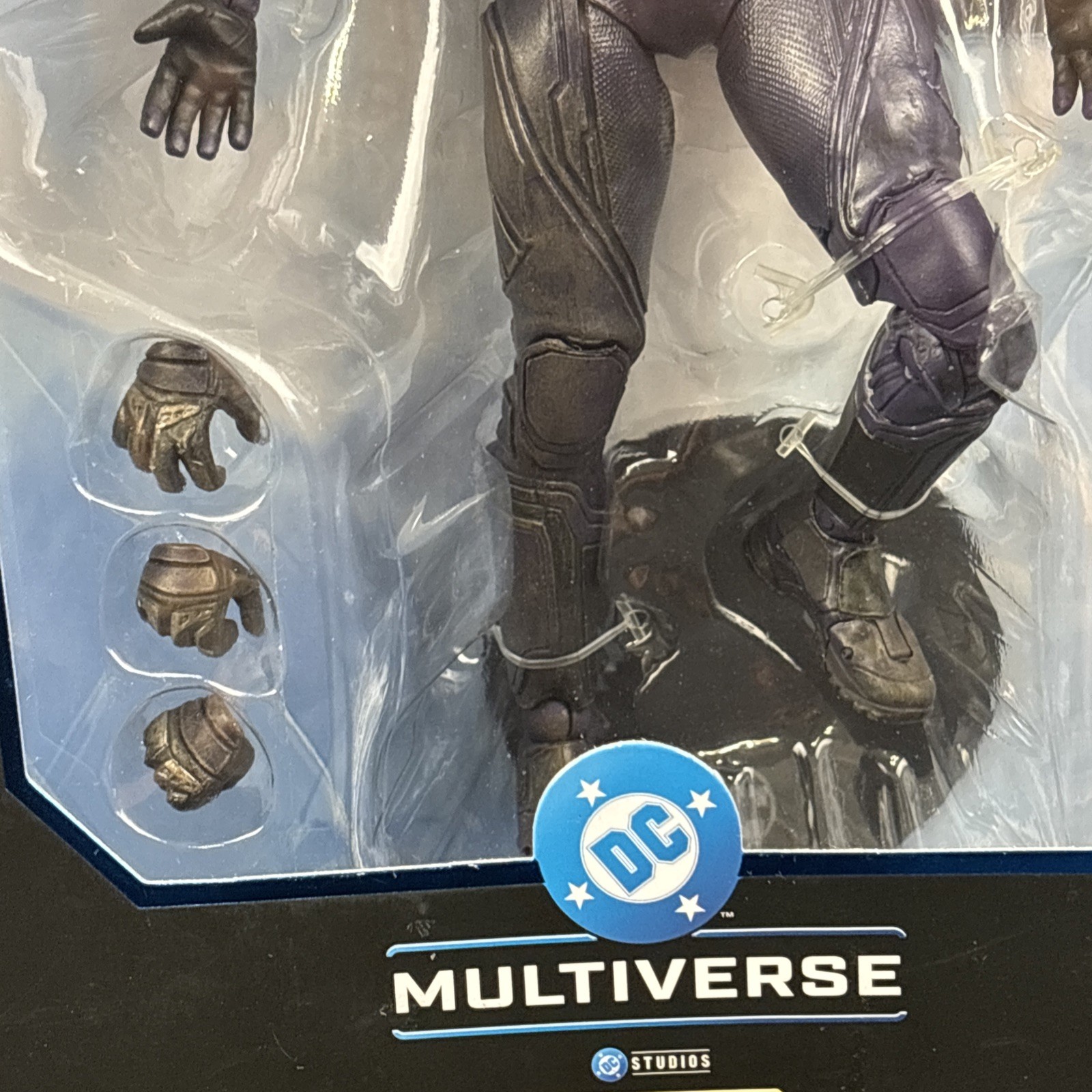 DC Multiverse Mcfarlane Toys Superman Ultraman Battle Damage Gold Figure in Box