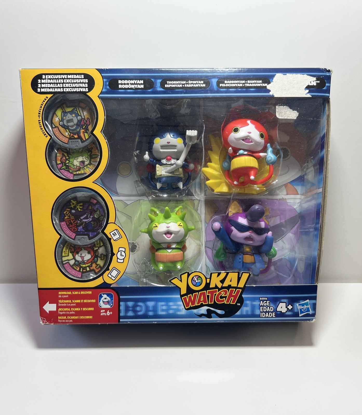 NEW Yo-kai Watch GameStop Exclusive Pack Figures Medals 2015 *READ*