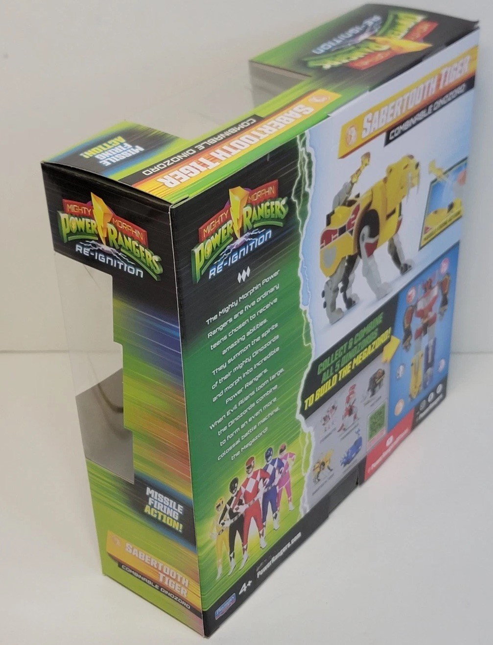 Mighty Morphin Power Rangers Re-Ignition Combinable Dinozord Sabertooth Tiger