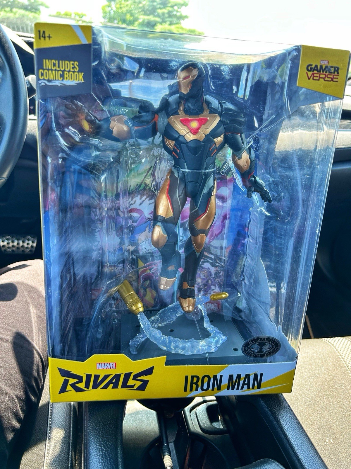 McFarlane Marvel Rivals Iron Man PLATINUM EDITION CHASE Black & Gold 1:6 Statue