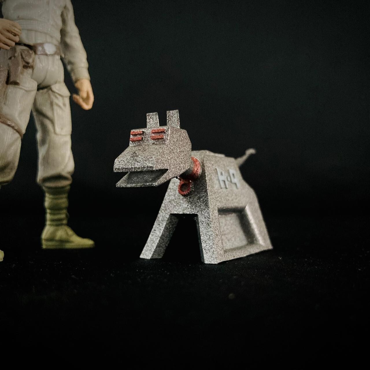 Custom 3D printed K9 Robot Dog for 6 Inch (1:12) Figure Diorama