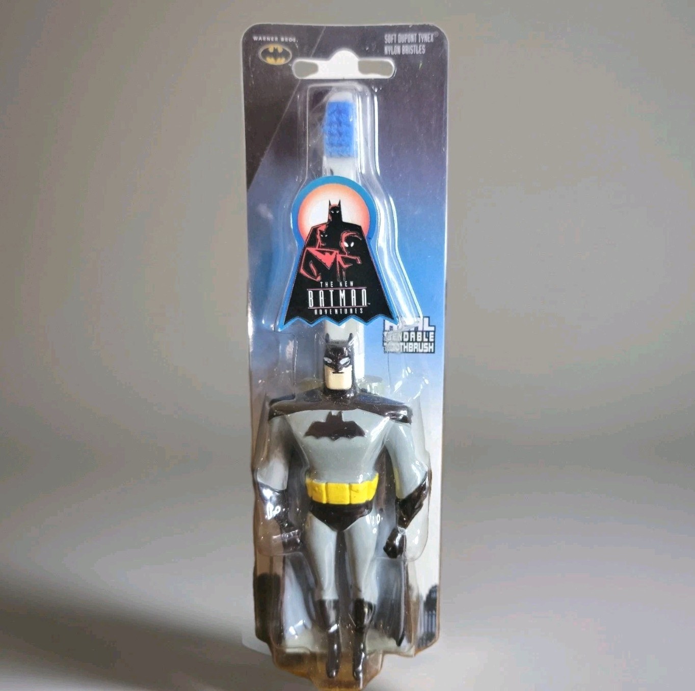 Vintage Batman Figure The New Adventures Collectible Toothbrush Vintage 1999 Toy
