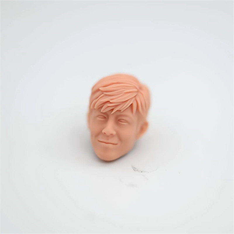 1/12 Scale Initial D Smile Edison Chen Head Sculpt Unpainted Fit 6&Prime; ML Figure