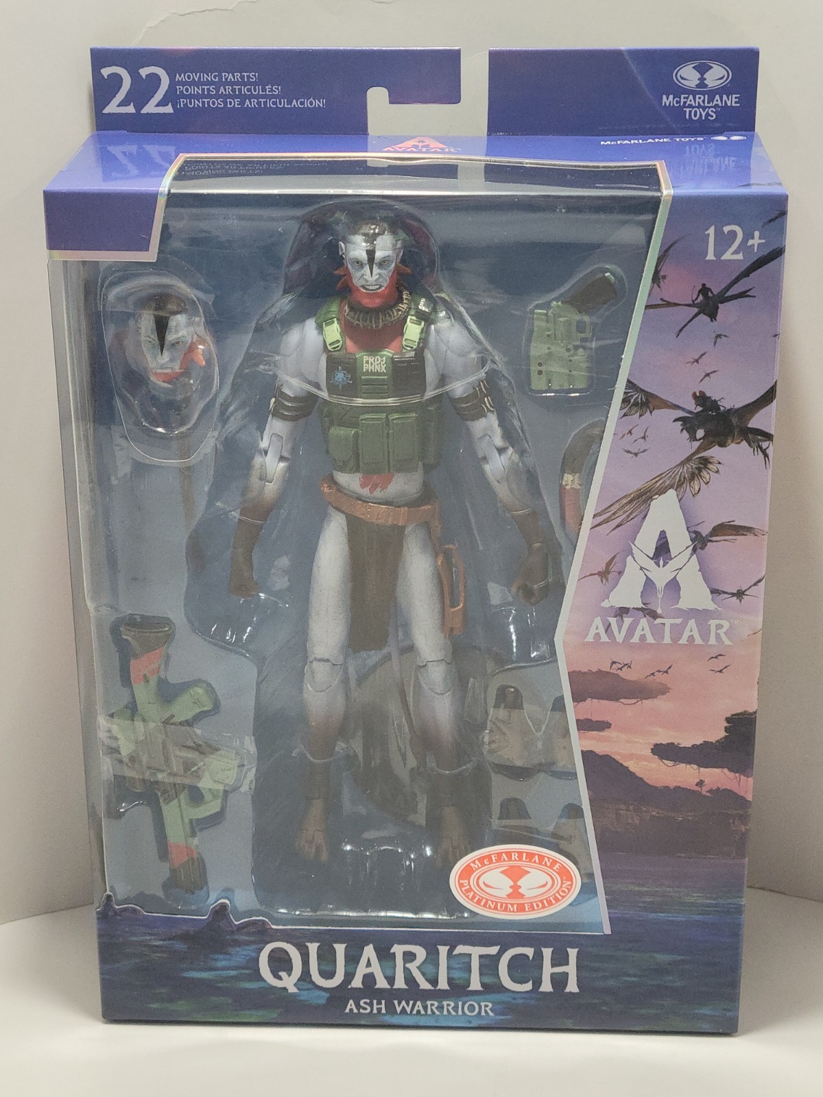 McFarlane Collector Edition 2025 Avatar Fire And Ash Quaritch Red Platinum