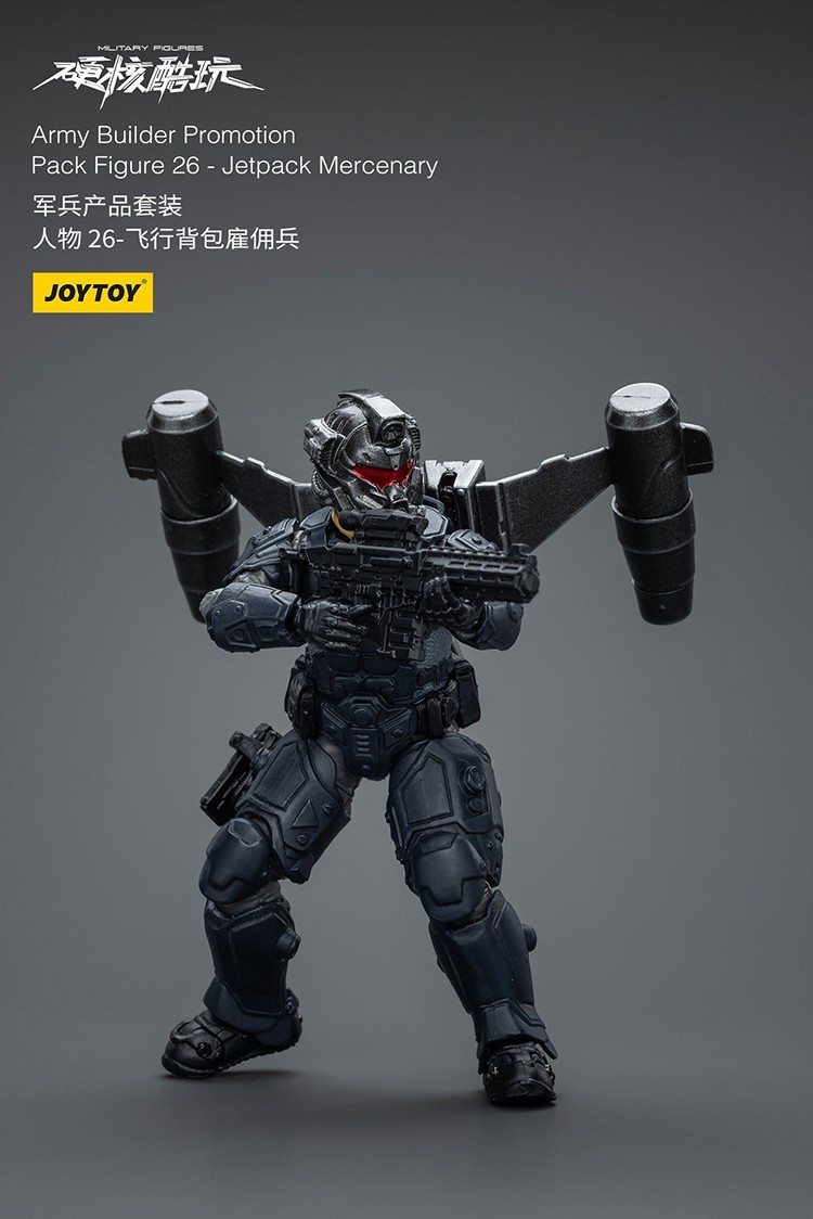 JOYTOY JT1729 1:18 Army Builder Promotion Pack Figure 26 Jetpack Mercenary Body