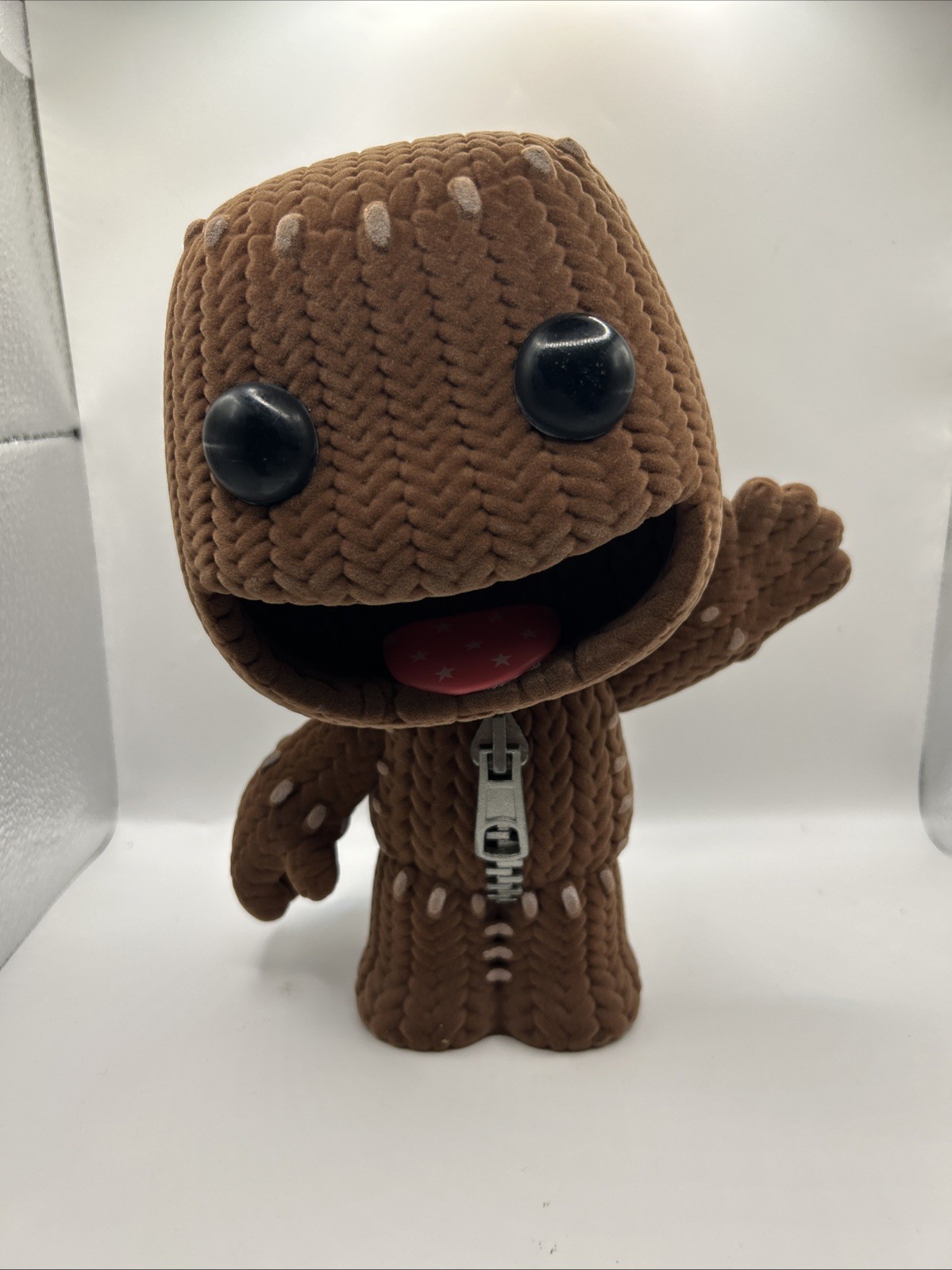 Playstation SACKBOY Little Big Planet Video Game 8.5&Prime; Flocked Figural Piggy Bank