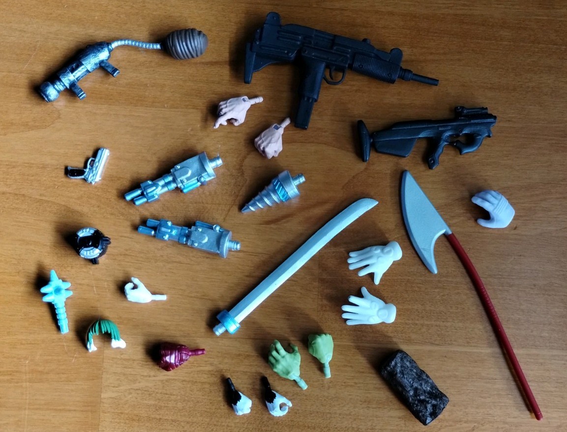 19 Unknown Alternate Hands Parts Accessories Guns Customizers Kitbashing Fodder