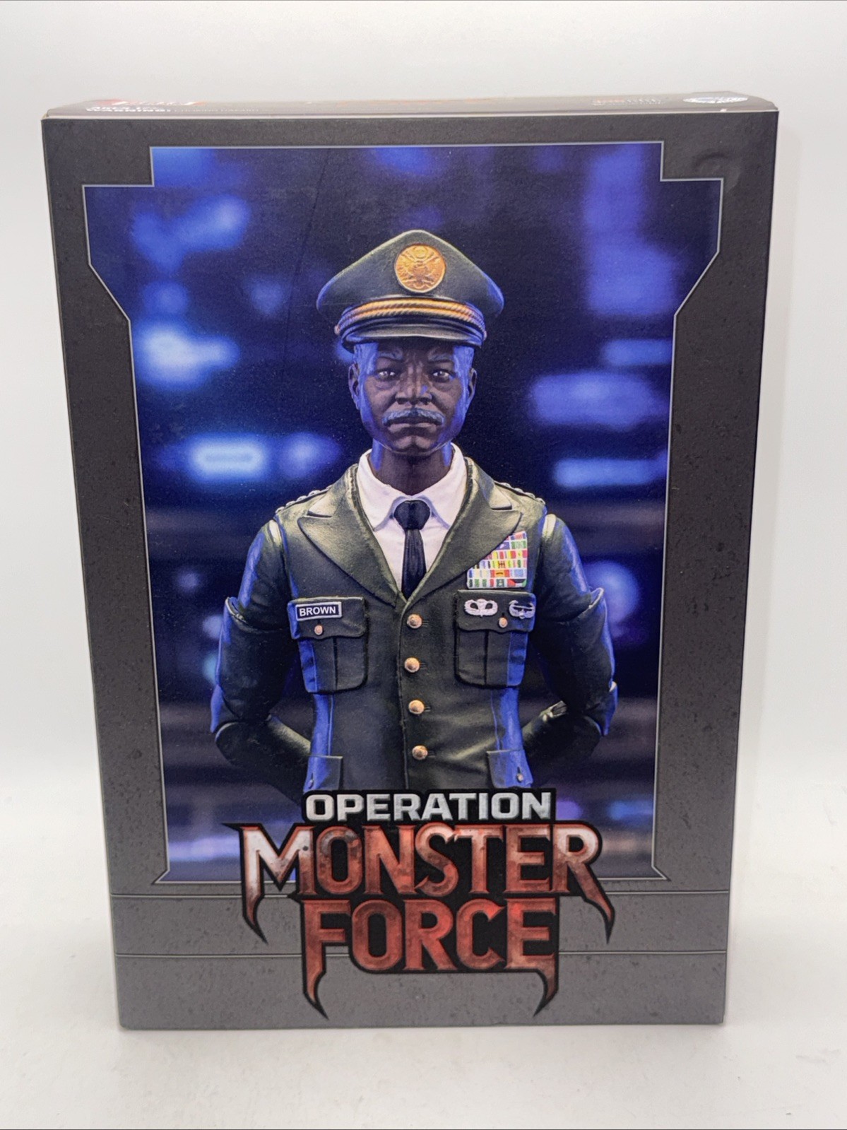 OPERATION MONSTER FORCE GENERAL BROWN BBTS 6&Prime; INCH 1:12 SCALE ACTION FIGURE RARE