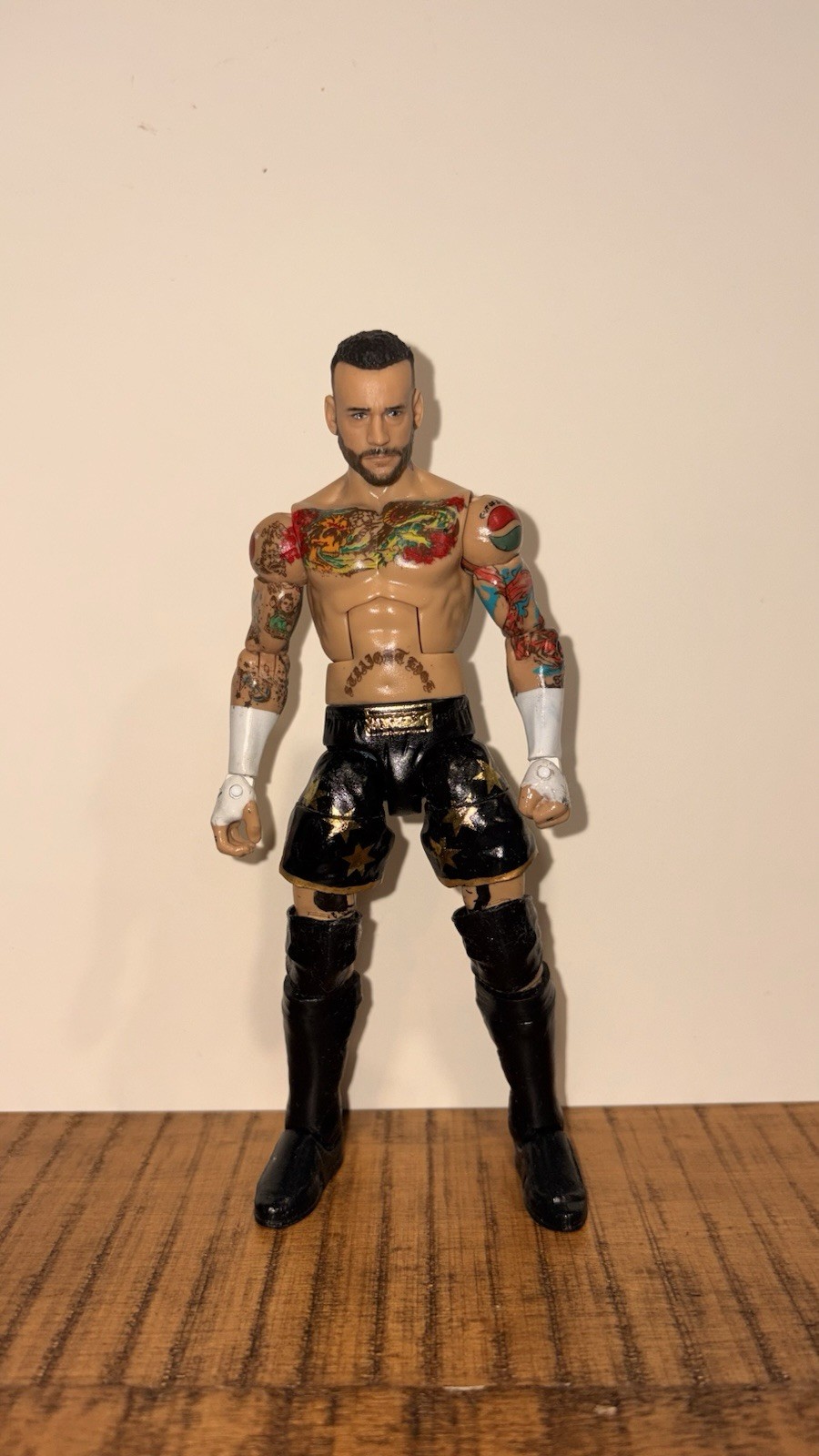 CM PUNK WWE MATTEL CUSTOM AEW FORBIDDEN DOOR FIGURE